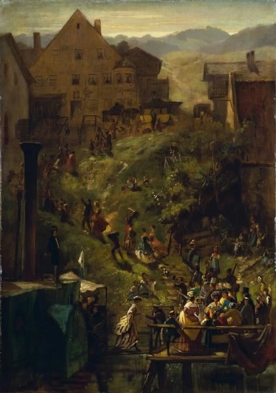 Arrivo a Seeshaupt - Schweinfurt, Sammlung Georg Schäfer